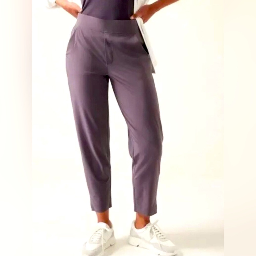 Athlete- Brooklyn ankle pant, size 16, purple, NWT